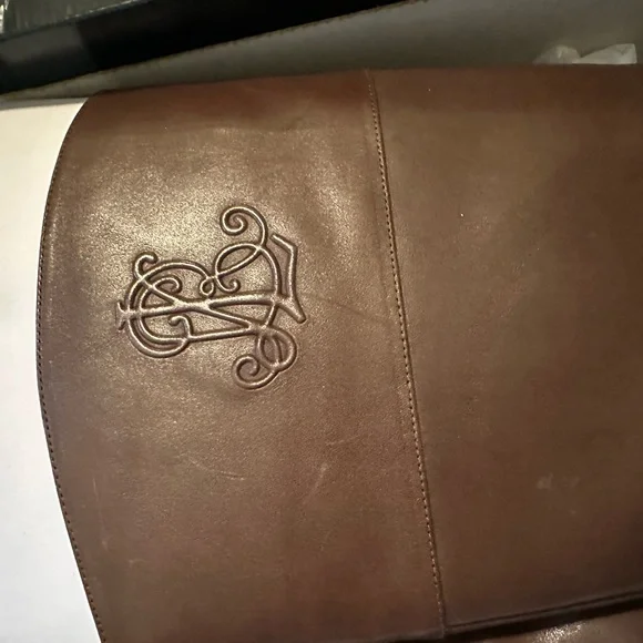 Ralph Lauren Black Leather Boots - Picture 2 of 9